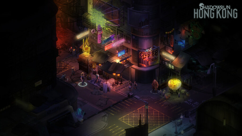 A screenshot from Shadowrun: Hong Kong