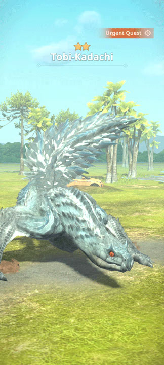 A massive mosnter in Monster Hunter Now