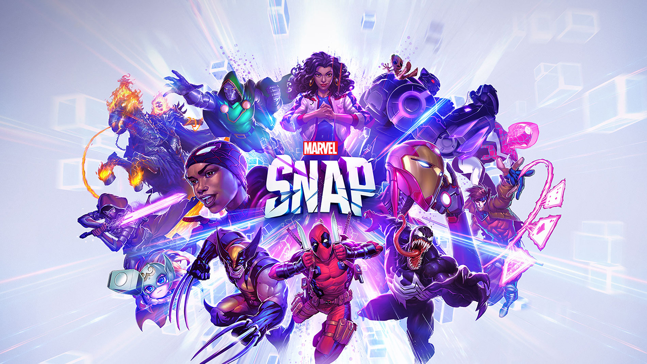The key art to Marvel Snap featuring characters from the Marvel Universe