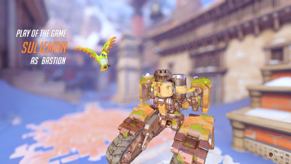 My POTG in Overwatch 2 as Bastion