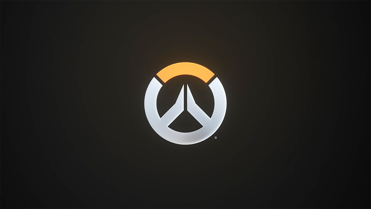 The Overwatch 2 logo on a black background