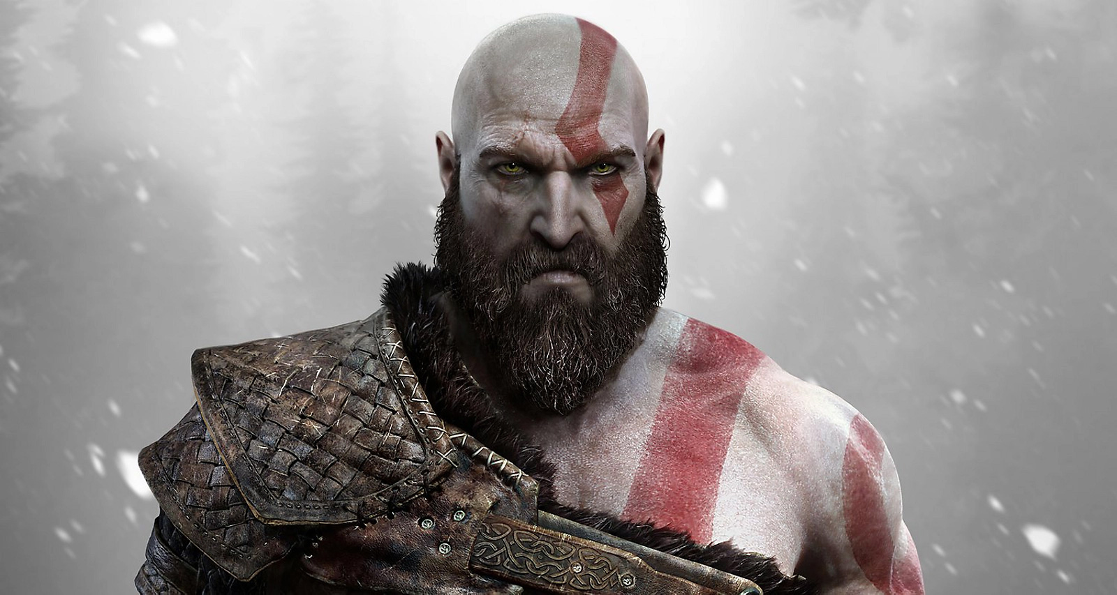 A profile picture of Kratos from 2018's God of War