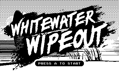 The title screen for Whitewater Wipeout
