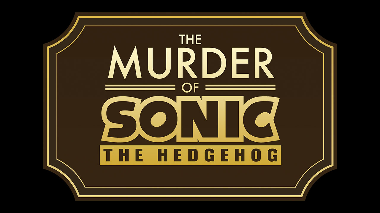 The Murder of Sonic the Hedgehog logo on a black background