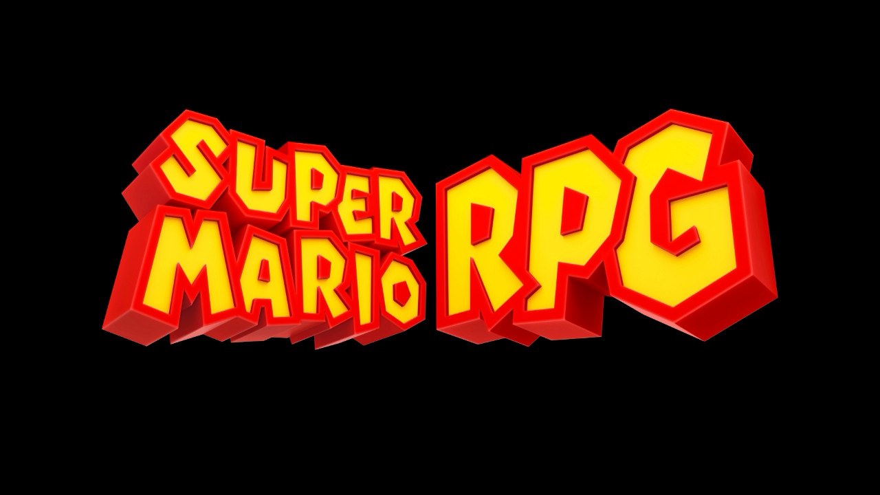The Super Mario RPG title screen