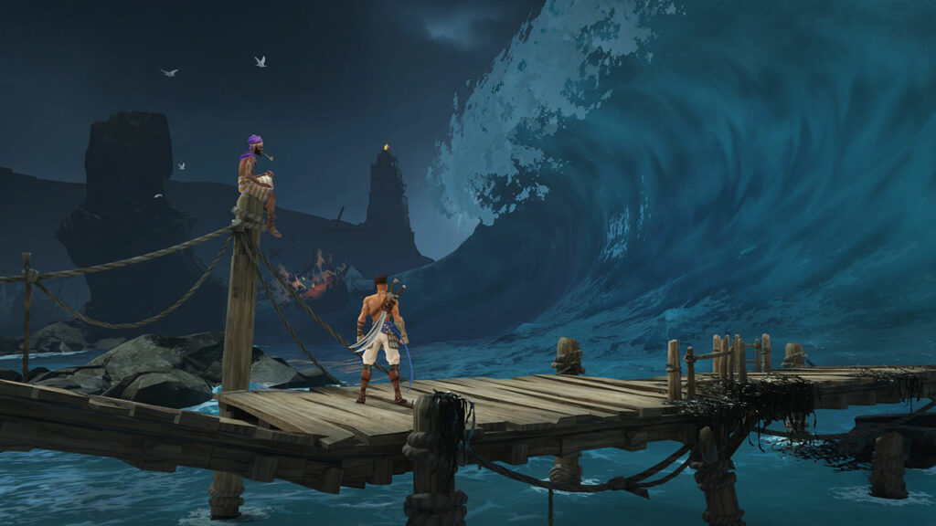 A screenshot from Prince of Persia: The Lost Crown
