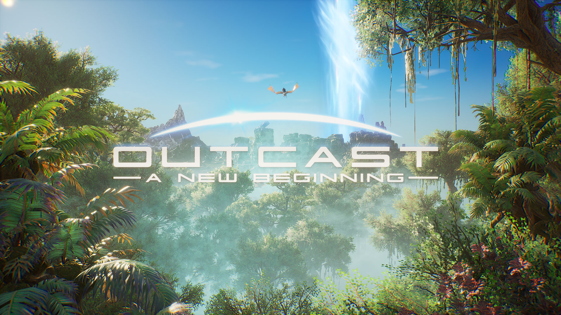 The Outcast: A New Beginning title screen